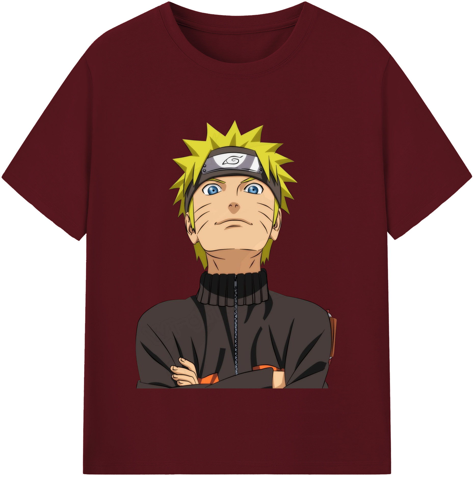 （画像用） NARUTO -ナルト- うずまき ナルト Uzumaki Naruto 綿100％半袖Tシャツ（フロントプリント）